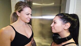 Danika meets my personal tutor - Hawt post workout