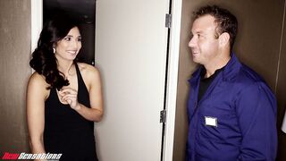 FRESH SENSATIONS - Cheating mother I'd like to fuck Screws Large Dong Employee in Hotel Room