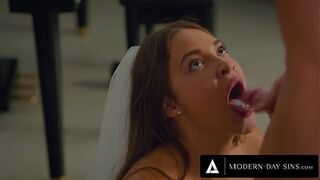 MODERN-DAY SINS - Groom FREE USES Sexy Bride Gizelle Blanco In Front Of Their Witnesses