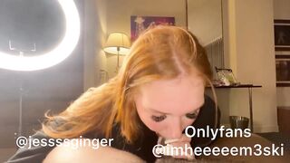 Red head takes bbc for the 1st time!