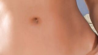 Lizzy masturbates her curly vagina alone in search of joy