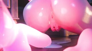 Charming Doll Screaming as Double Joy Pushes Her Limitations(CG Manga Porn)