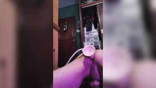 Horny femboy gape her gap