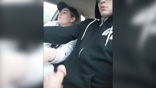 Heather Kane NEARLY caught wanking knob whilst being driven to next Porn Shoot