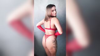 Look at my nice-looking in nature's garb booty out of pants - do u wanna touch it?