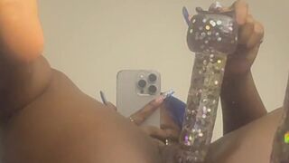 Hot Ebony Angel ???? Makes Her Vagina Creams For PORN HUB