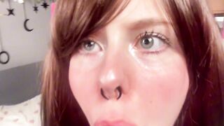 Teen Dva cosplay vibrator playing