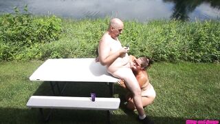 George Gets His Shlong Sucked Outdoors