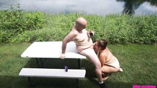 George Gets His Shlong Sucked Outdoors