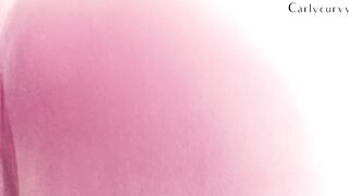 Showing my booty in bright pink taut panties! Slow striptease!