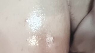 Large buble booty shaking oiled