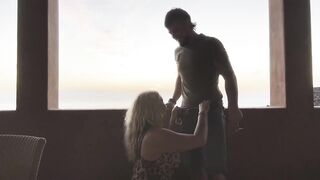 Public Bang in Spain — I Ride His Dong in Underware & Gulp Each Drop ????