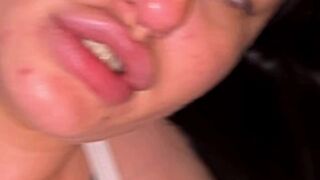 Nasty Amateur Hottie Rides Me Like Eager – Groans Loud and Takes My Cum All Over Her Breasts (Real POV)