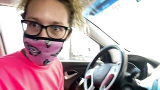 My NEWEST Public Flashing and Masturbation Episode! Filmed During Quarantine with a Face Mask!