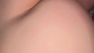 Teasing his constricted little gap