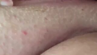 That babe’s likes playing with her constricted moist vagina