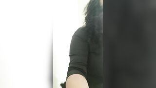 Public snatch cream eating