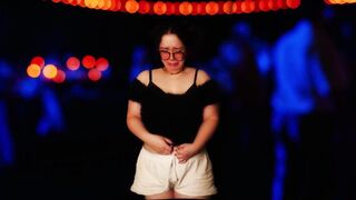 The Nerd's Inflation - Bitchy Angel Gets Inflated By Distraught Nerdy Gal With Superpowers