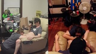 Heather Kane Milks Noob in Ski Goggles