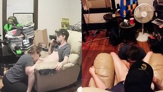 Heather Kane Milks Noob in Ski Goggles