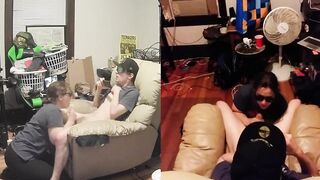 Heather Kane Milks Noob in Ski Goggles