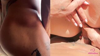 Moja gorąca żona dostaje kutasa w dupę ze spustem do środka