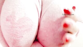 Swallow the milk without my large breasts!