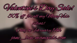 Valentine’s Day Sale!