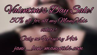 Valentine’s Day Sale!