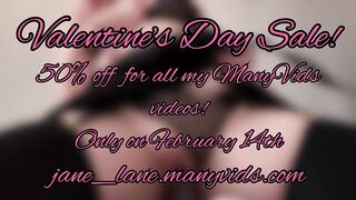 Valentine’s Day Sale!