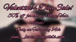 Valentine’s Day Sale!