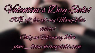 Valentine’s Day Sale!