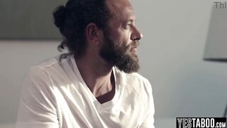 Large breasts curvy blond mother I'd like to fuck has a three-some with a stranger and her spouse