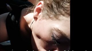 GF Jerks off College Teen on Way to Class