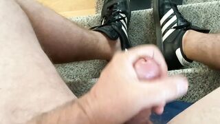 Sexually excited and watching buttfucking porn