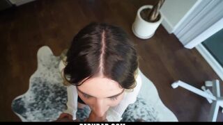 Stepdaughter Got a Gonna Make It up To Her Angry Stepdad - Pervdad