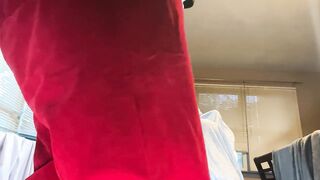 Santa Humping Sex Doll Behind View