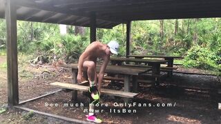 Who craves to join me in this park? U can suck my jock and eat my butt!