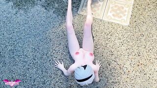 POOLSIDE 3SOME WITH 2B AND KAINE ~ Nier ~ GKDoll Mini Sex Doll