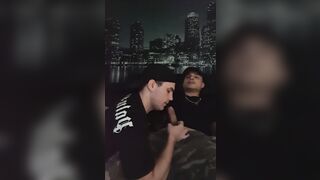 Caught Jerking Off by My Male and Got My Dong Sucked Hard - this chab drank my cum