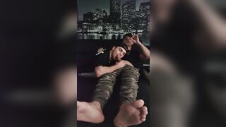 Caught Jerking Off by My Male and Got My Dong Sucked Hard - this chab drank my cum