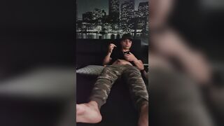 Caught Jerking Off by My Male and Got My Dong Sucked Hard - this chab drank my cum