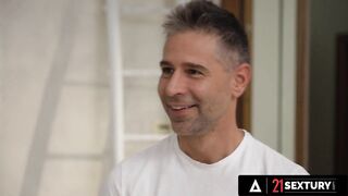 twenty one SEXTURY - Hot Nurse Shalina Devine Gets Spitroasted After double penetration Quickie!