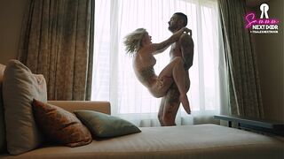 That babe was made for this, golden-haired fucktoy gets fucked