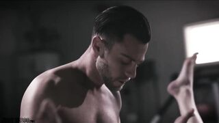 Kristen is crazy to show 'em that babe aint no nerd like they think! A double penetration will settle that!