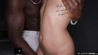 BLACKEDRAW Anal Hungry Baddie Amirah Adara Gets Her Taut Butt Filled Up By BBC