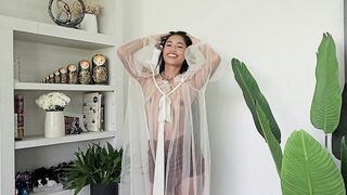 Try On Haul Transparent Suit By Cute Thai Tan Hotty