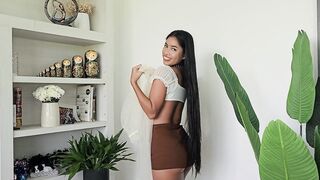 Try On Haul Transparent Suit By Cute Thai Tan Hotty