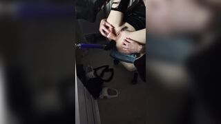 anal with sex machine and double penetration!