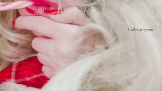 The 2021 candy cane suck and tease!